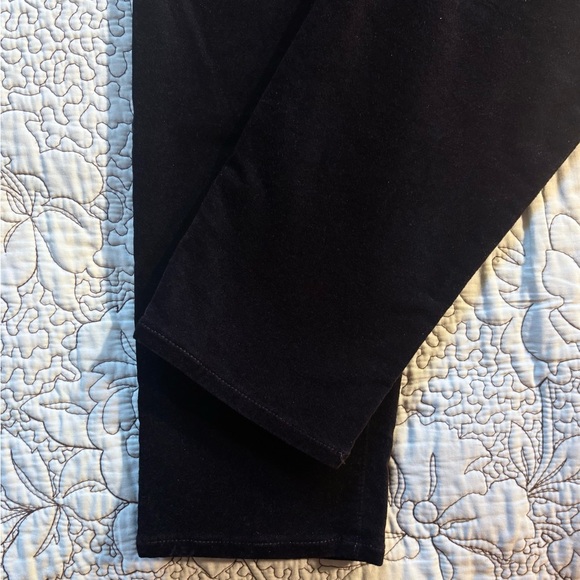 Veronica Beard Kate Skinny High Rise Black Velvet Cut Pants Size 28/6💛 - Picture 8 of 12
